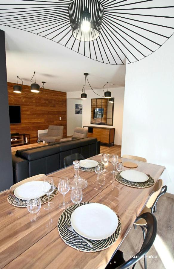 Magnifique T5 Duplex De Grand Standing 120M2 Neuf Classe 4 Etoiles Pour 8 Personnes En Plein Centre De Saint-Lary-Soulan Exterior foto